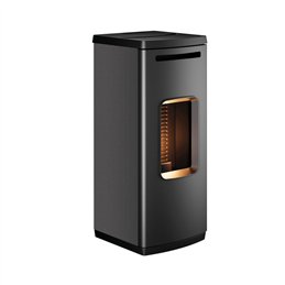 Moretti Design TECNIKA GLASS SHORT – AQUA Pellet Boiler 34/30/26/22 kW with Smart Motherboard and All Clean