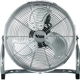 Ventilatore da tavolo Vigor Marte cromato – 100 W – Ø 40 cm