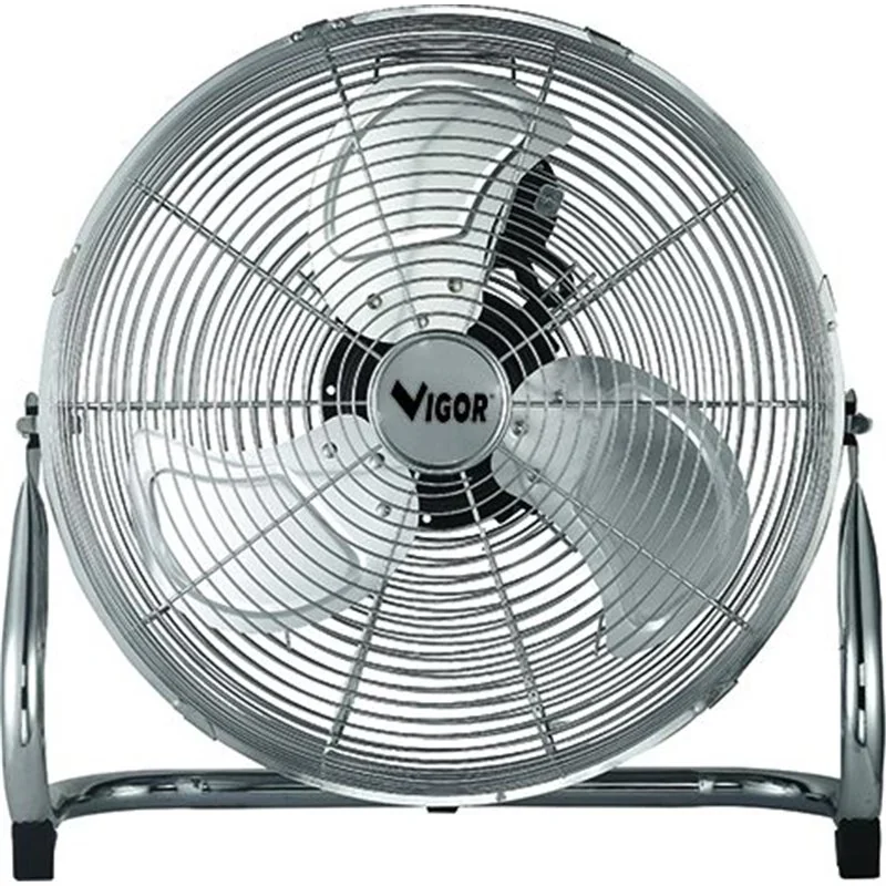 Vigor Marte chrome table fan – 100 W – Ø 40 cm