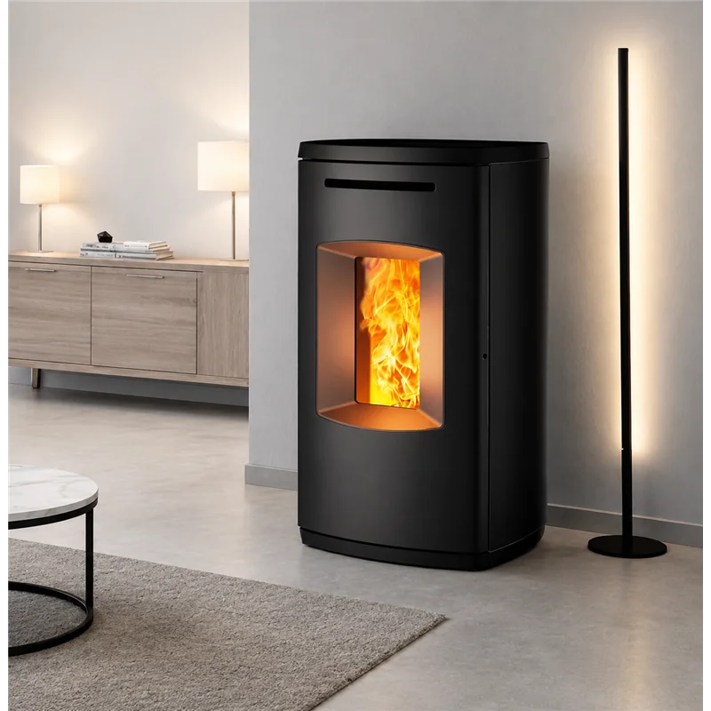 Caminetti Montegrappa NEXA EP NEW26 – Termostufa a pellet 7,9–15,9 kW con Wi‑Fi + Bluetooth