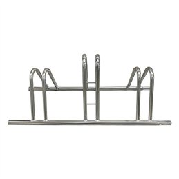 Pegoraro 229A raised bike rack, 3 slots, galvanized steel