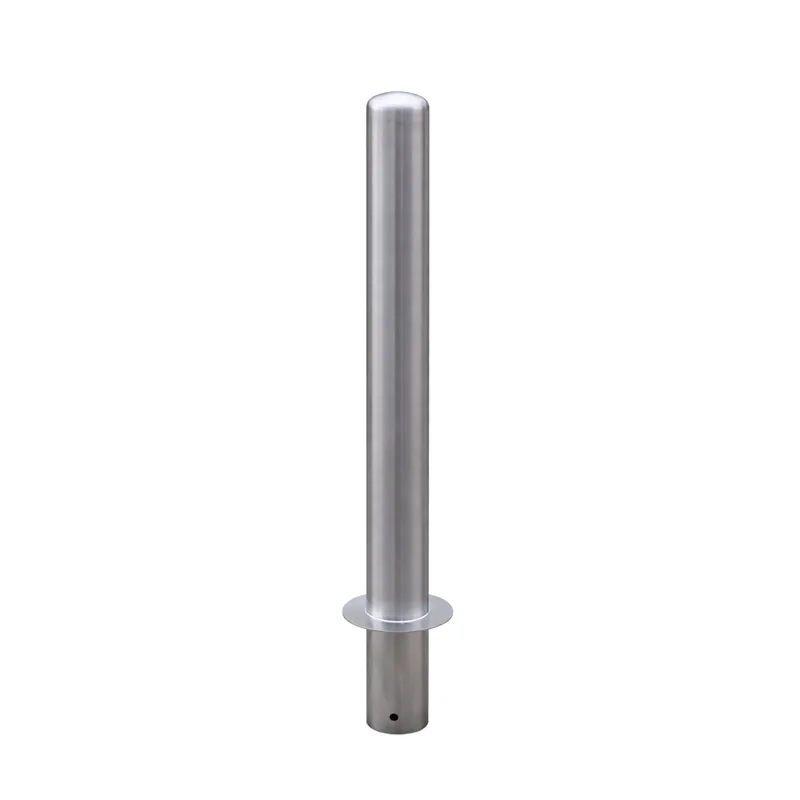 Stainless steel bollard AISI 304 Ø102 mm H800 mm ground‑set