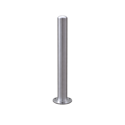 Paletto dissuasore inox AISI 304 Ø102 mm H800 mm su tasselli