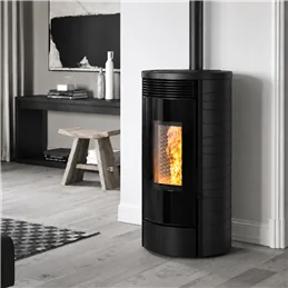 Stufa a pellet Caminetti Montegrappa GASSA EVO NIS9 EVO WIFI uscita fumi superiore 9 Kw 5 stelle