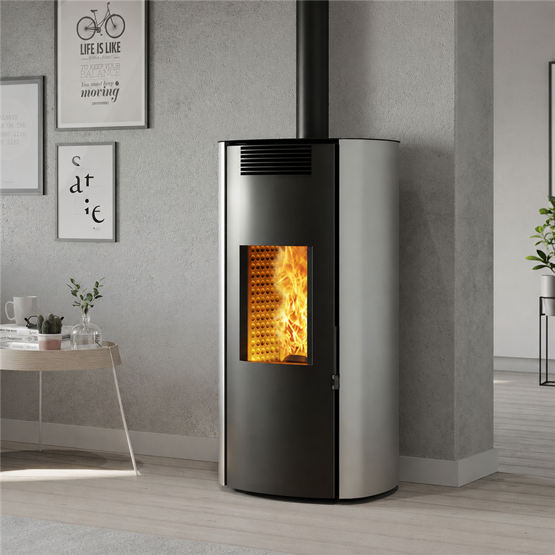 Pellet stove Caminetti Montegrappa BOMA EVO NIS10 smoke outlet higher than 9 Kw 5 stars