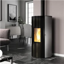 Pellet stove Caminetti Montegrappa CUMA EVO NIS10 smoke outlet higher than 9 Kw 5 stars