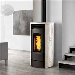 Pellet stove Caminetti Montegrappa ALPINA EVO NIS10 smoke outlet higher than 9 Kw 5 stars