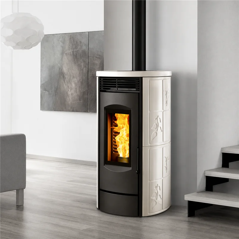 Pellet stove Caminetti Montegrappa ALPINA EVO NIS10 smoke outlet higher than 9 Kw 5 stars