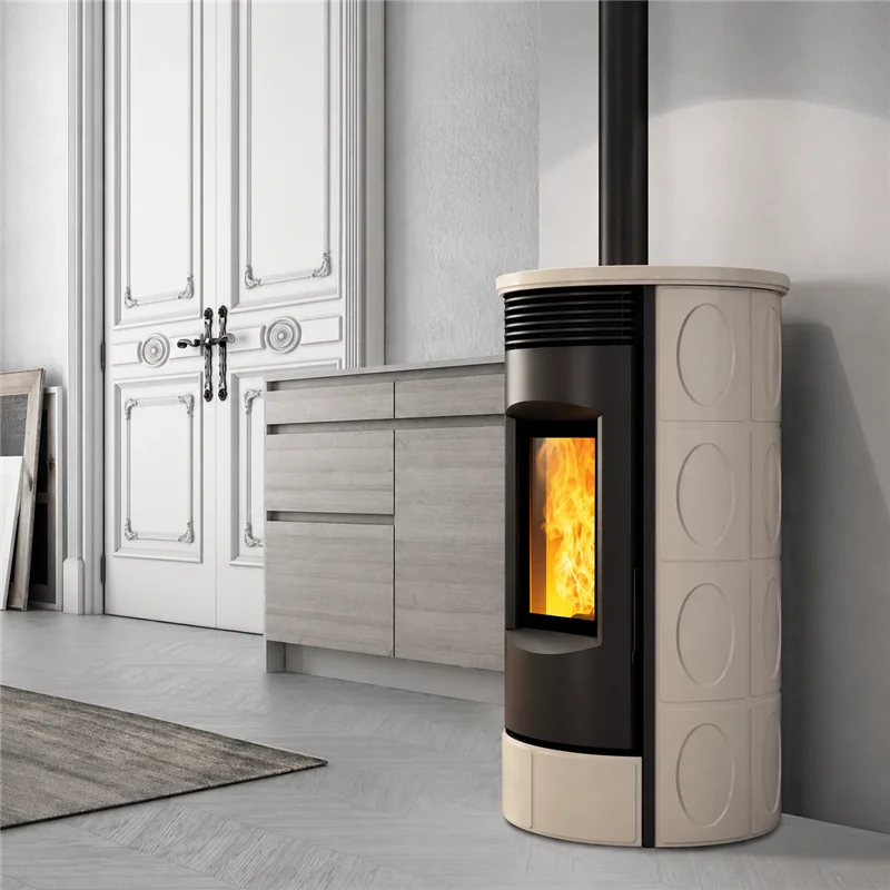 Pellet stove Caminetti Montegrappa EVOCA EVO NIS10 smoke output above 9 Kw 5 stars