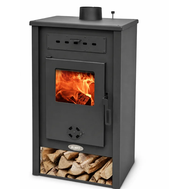 TermoStufa a Legna Blinky Verona con Caldaia – Acciaio – 9 kW – Classe A+