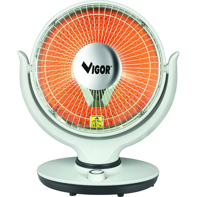 Stufa Oscillante tipo ventilatoore VIGOR YURA al Carbonio – 300/600 W