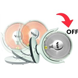 Stufa Oscillante tipo ventilatoore VIGOR YURA al Carbonio – 300/600 W
