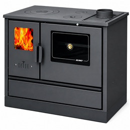 Blinky LINA Wood-Burning Cooker with Oven – 7.9 kW – Anthracite