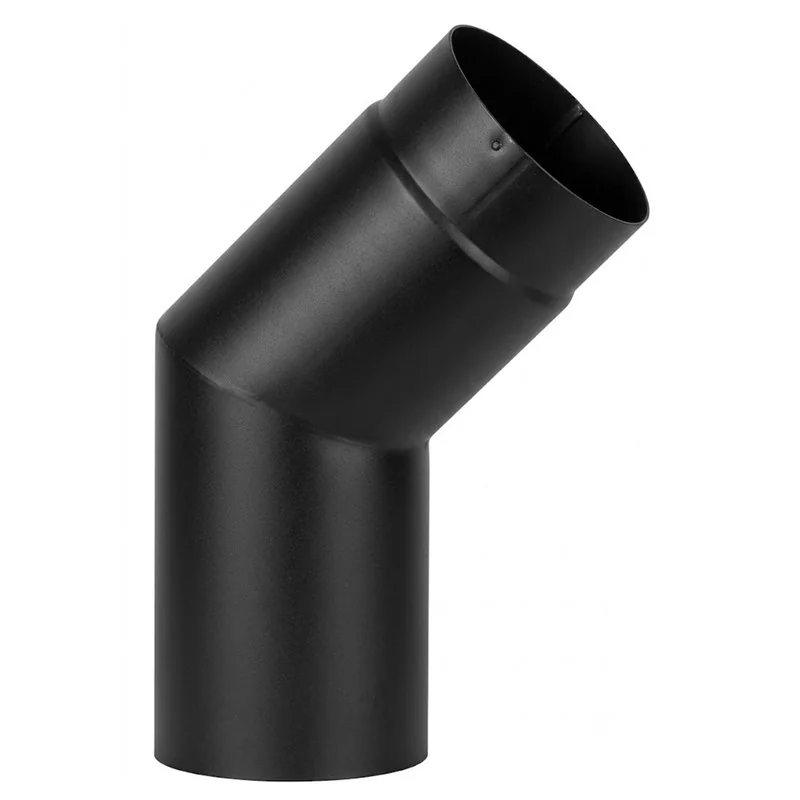 45° MILLENIUM Sweden wood stove elbow in 2 mm porcelain-enamelled steel