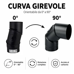 0-90° De Marinis DESIGN SDC9IG swivel inspection elbow 2 mm