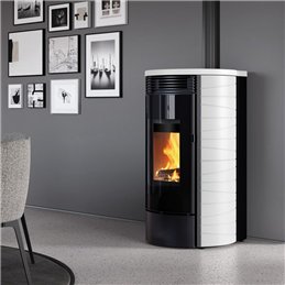 Stufa a legna Caminetti Montegrappa GASSA ML13V 13Kw 5 STELLE