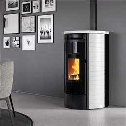 Stufa a legna Caminetti Montegrappa GASSA ML13V 13Kw 5 STELLE