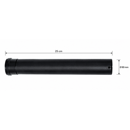 Tubo Fumi SMALBO Pellet Ø80 mm da 25 cm in Acciaio Smaltato