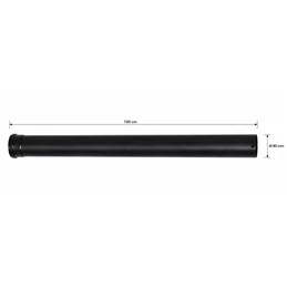 Tubo Fumi SMALBO Pellet Ø80 mm da 100 cm in Acciaio Smaltato