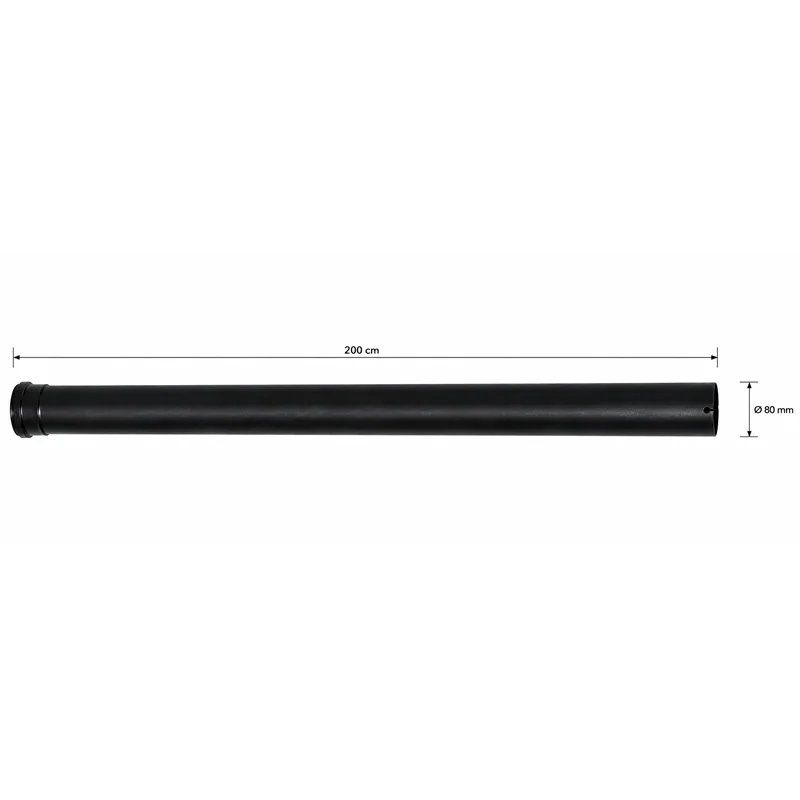 SMALBO Pellet Ø80 mm 200 cm Enamelled Steel Flue Pipe