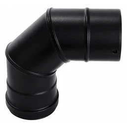 Curva 90° SMALBO Pellet Ø80 mm in Acciaio Smaltato