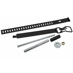 Collar with plug for porcelain steel stove pipe