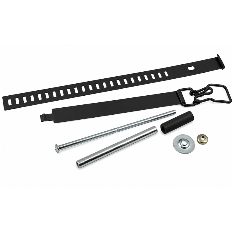 Collare con tassello per tubo stufe in acciaio porcellanato 10-15cm