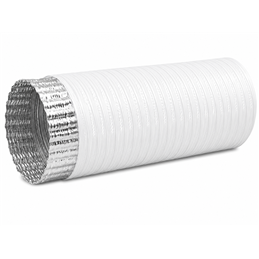 Tubo Flessibile Estensibile in Alluminio Bianco 80–300 cm