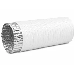 Tubo Flessibile Estensibile in Alluminio Bianco 80–300 cm