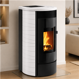 Caminetti Montegrappa GASSA M MLW22V 13.5 kW Hydro Wood-Burning Stove – 5 Stars