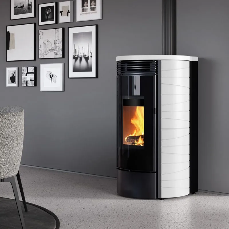 Termostufa a legna idro Caminetti Montegrappa GASSA M MLW22V 13,5 kW – 5 Stelle