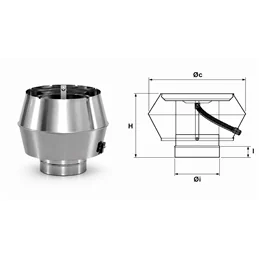 De Marinis VTR VENTIL inverted cone terminal in AISI 304 stainless steel