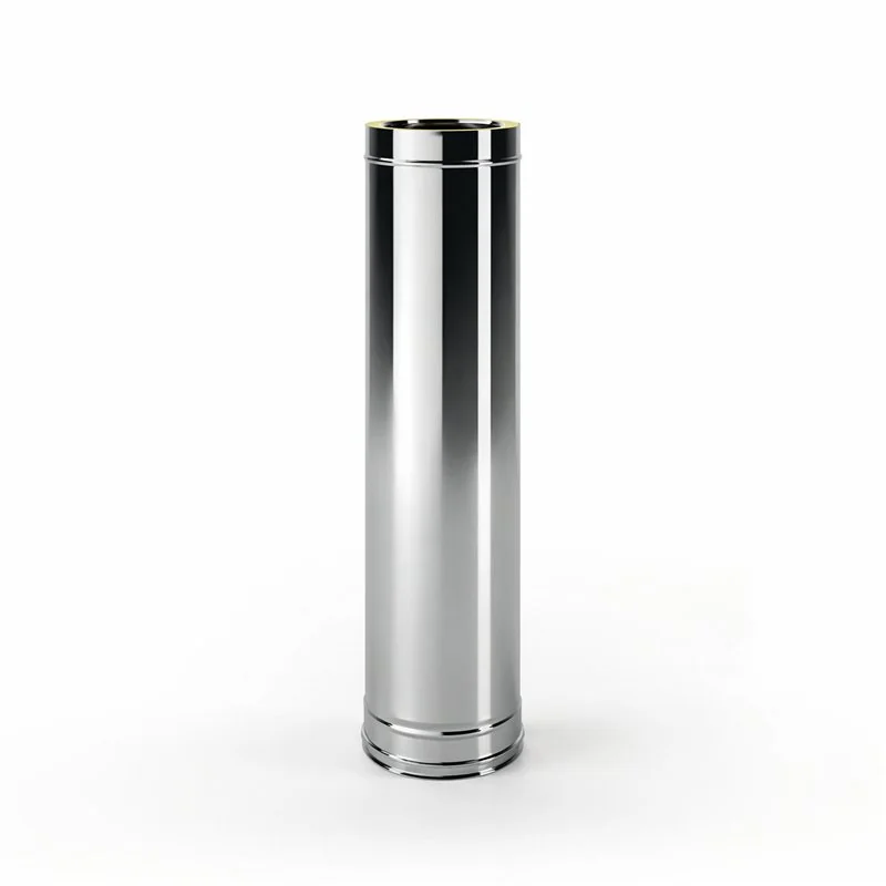 De Marinis ISO 25 PLUS P2T1 1000 mm insulated twin-wall flue pipe G50De Marinis P2T1 ISO 25 PLUS 1000 mm nominal length insulate