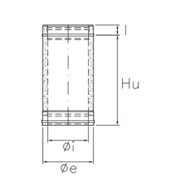 De Marinis ISO 25 PLUS P2T5 500 mm insulated twin-wall flue pipe G50