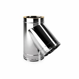 Raccordo a T 45° a braga De Marinis ISO 25 PLUS P2T4 doppia parete G50