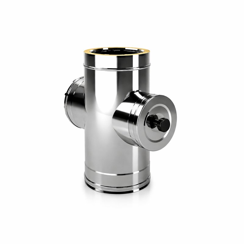 Raccordo a T 90° a croce con ispezione De Marinis ISO 25 PLUS P2TC G50