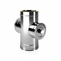 Raccordo a T 90° a croce con ispezione alta temperatura De Marinis ISO 25 PLUS P2TCH G50