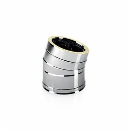 De Marinis ISO 25 PLUS P2C15 15° twin-wall elbow G50