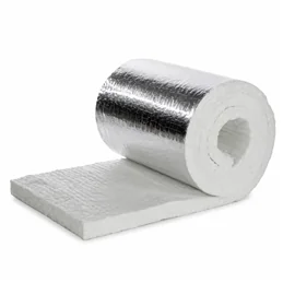 Isolante De Marinis FIBROCERALU in fibra ceramica rivestita alluminio 100x60 cm per canne fumarie