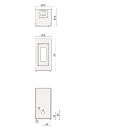 Stufa a pellet Cadel Prince 11 Autoclean 10,5 kW Wi-Fi – 5 Stelle