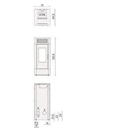 Stufa a pellet canalizzabile Cadel Cristal Plus 9 Autoclean 8,5 kW Wi-Fi – 5 Stelle