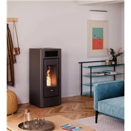 Stufa a pellet canalizzabile Cadel Cristal Plus 9 Autoclean 8,5 kW Wi-Fi – 5 Stelle