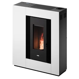 Stufa a pellet canalizzabile Cadel Vesta Plus 11 Autoclean 10 kW slim – 5 Stelle