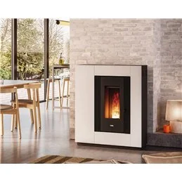 Stufa a pellet canalizzabile Cadel Vesta Plus 11 Autoclean 10 kW slim – 5 Stelle