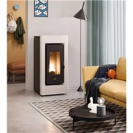 Stufa a pellet canalizzabile Cadel Prince Plus 11 Autoclean 10,5 kW Wi-Fi – 5 Stelle