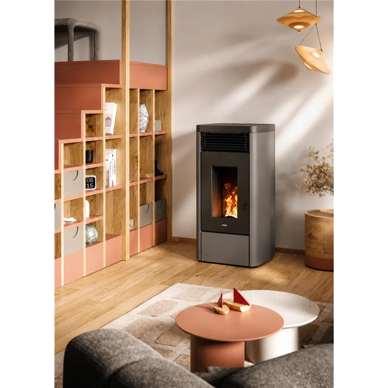 Stufa a pellet canalizzabile Cadel Atena Plus 14 13,7 kW Wi-Fi – 5 Stelle