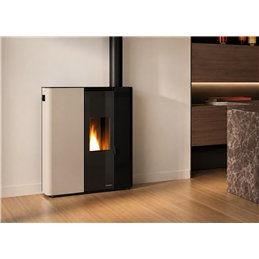 Stufa a pellet slim Palazzetti Ecofire Scarlet Lux TC 9 US 9 kW