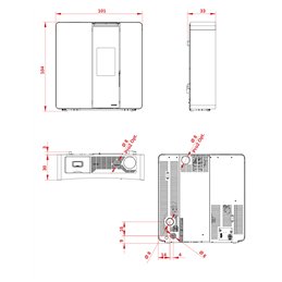 Stufa a pellet slim Palazzetti Ecofire Margot TC 6 6,1 kW Wi-Fi ermetica – 5 Stelle