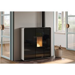 Stufa a pellet slim Palazzetti Ecofire Margot TC 6 US 6,1 kW Wi-Fi coassiale – 5 Stelle