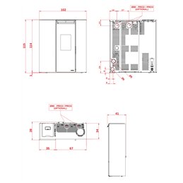 Stufa a pellet slim Palazzetti Ecofire Tiffany Aria 10 10,2 kW canalizzabile – 5 Stelle